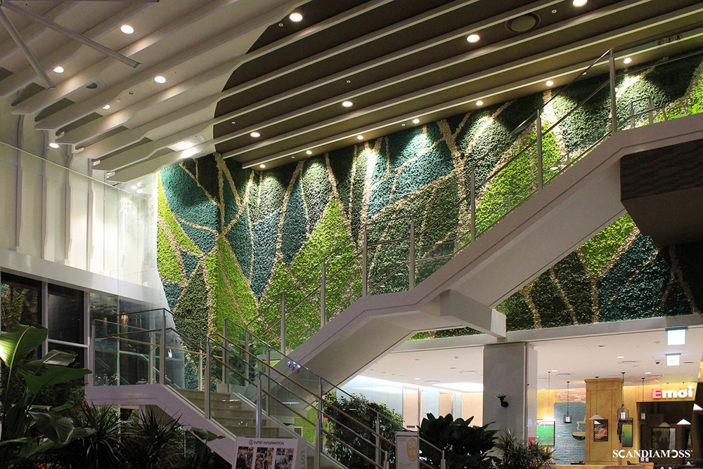 Scandia Moss Wall wall greening construction - Lotte Mall Eunpyeong Branch